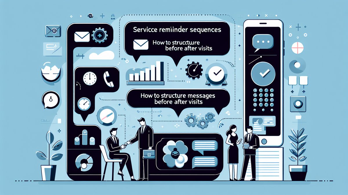 Service Reminder Sequences: How to Structure Messages Before
